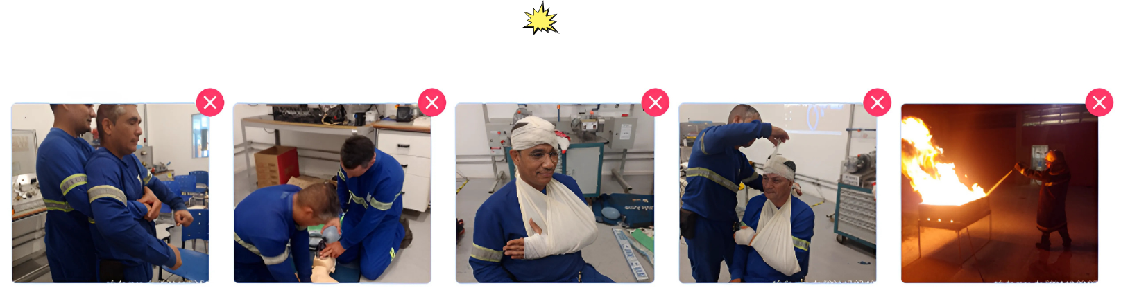 Evidências Fotográficas dos Treinamentos